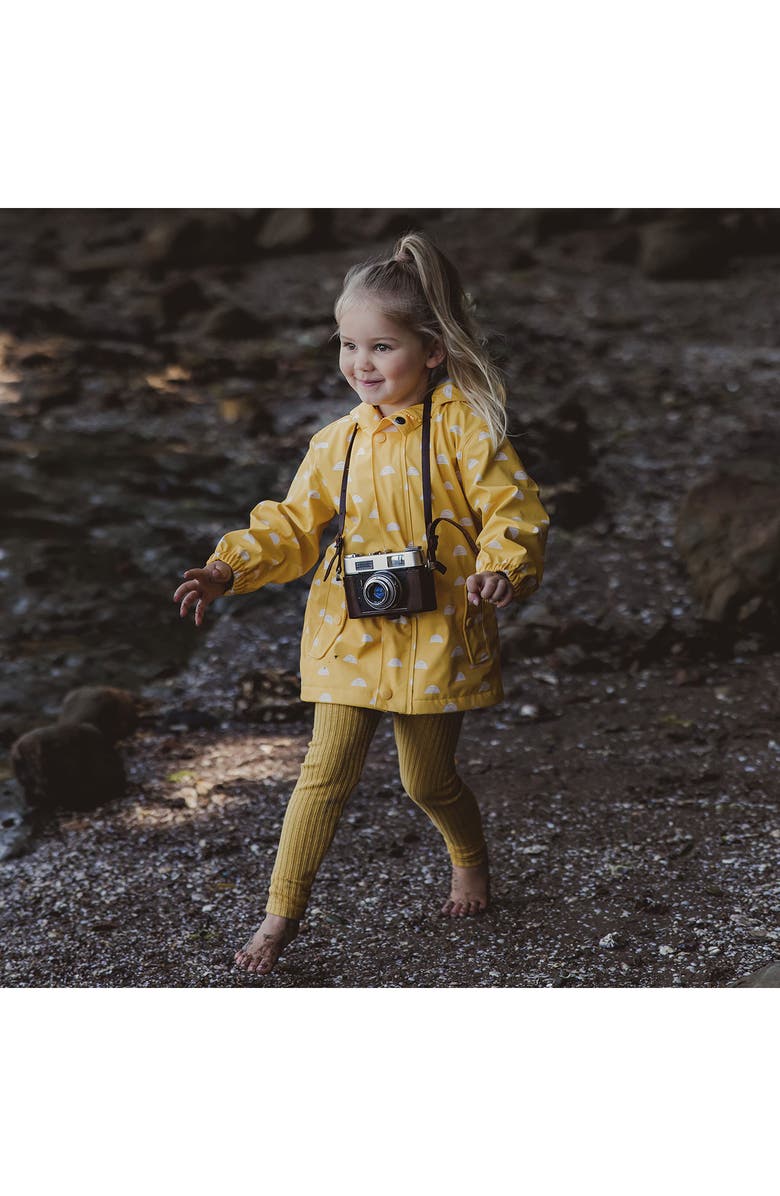 Snapper Rock Kids' Sun Cloud Waterproof Raincoat, Alternate, color,