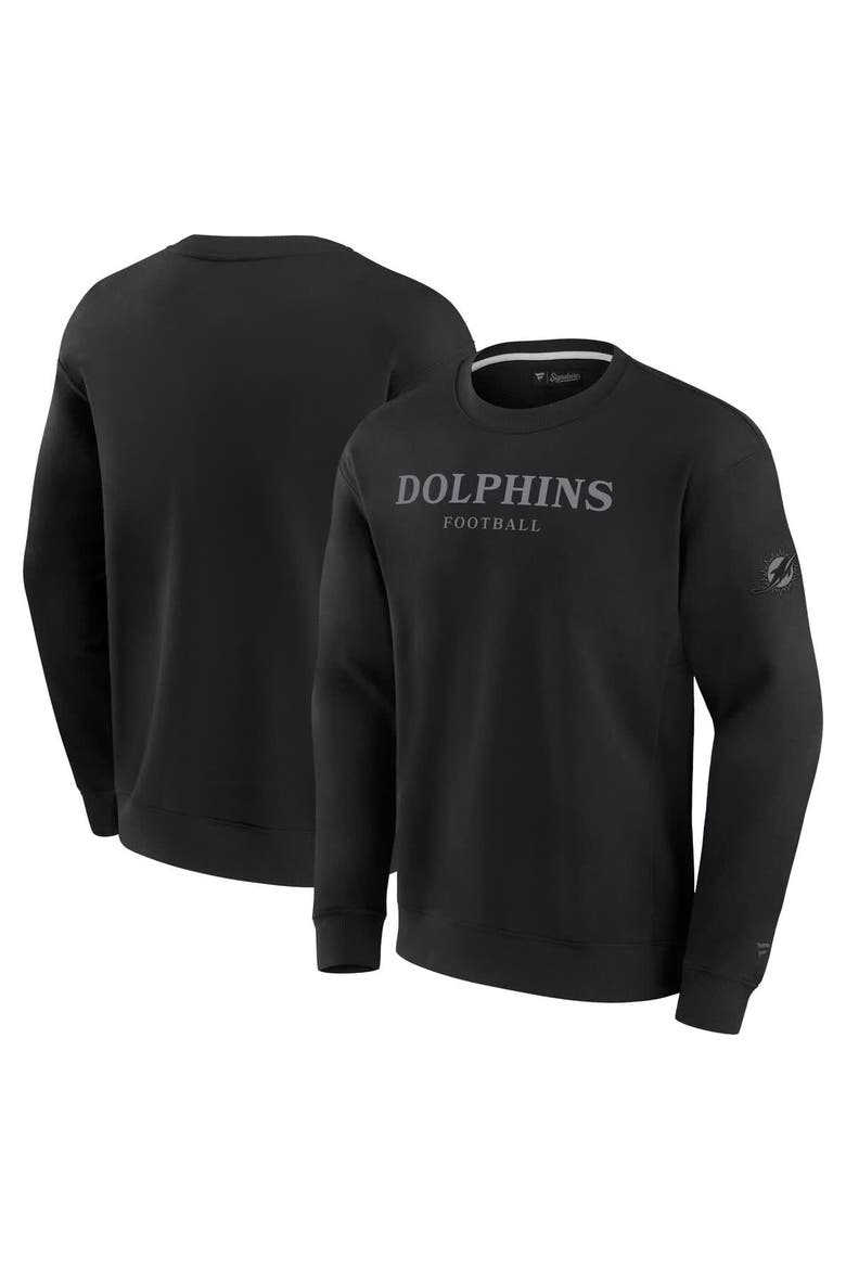 Unisex Fanatics  Black Miami Dolphins Elements Unlimited Fleece Pullover Sweatshirt, Main, color, Black