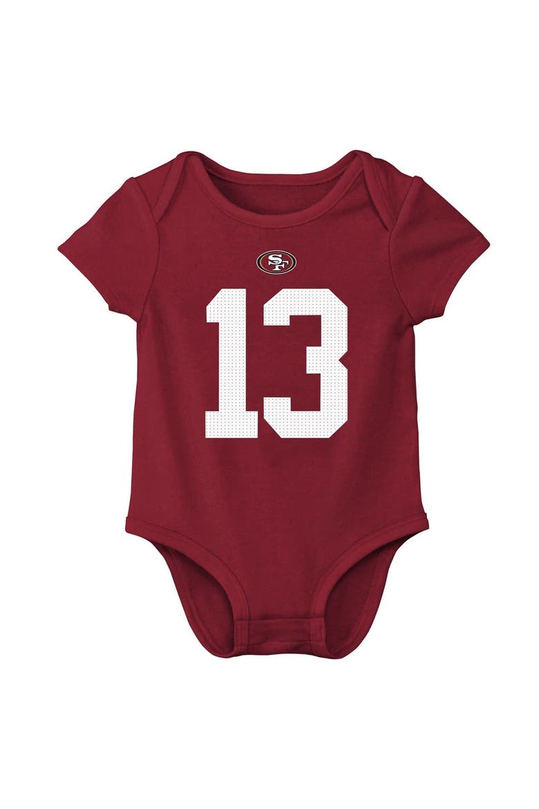 Infant Nike Brock Purdy Scarlet San Francisco 49ers  Player Name & Number Bodysuit, Alternate, color, Scarlet