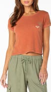 Roxy Spanish Summer Crop Graphic T-Shirt