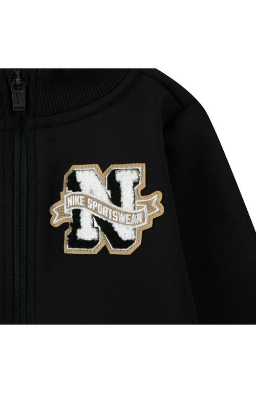 Nike Swoosh Spirit Track Jacket & Pants Set In Black