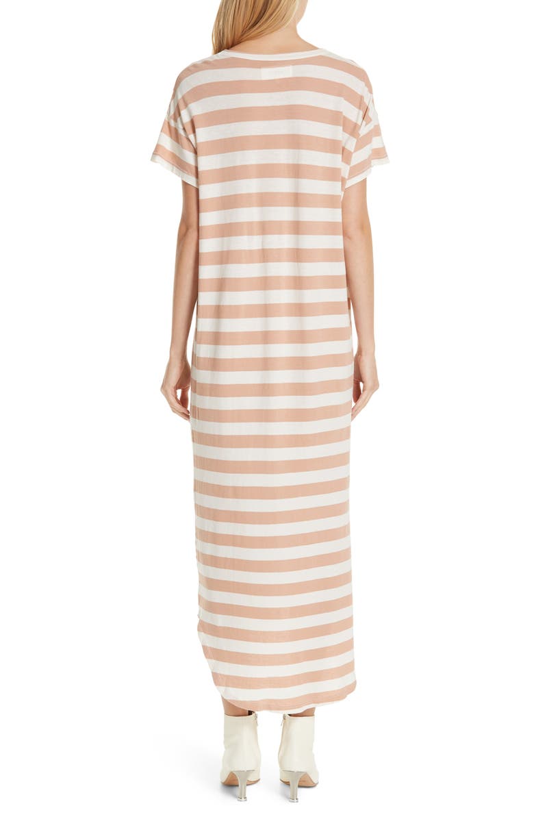 THE GREAT. The Boxy Shirttail Midi Dress, Alternate, color, 