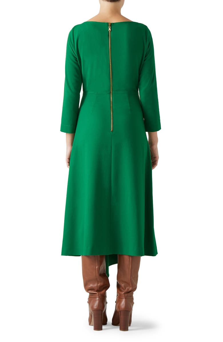 LK Bennett Lena Asymmetric Waterfall Dress, Alternate, color,