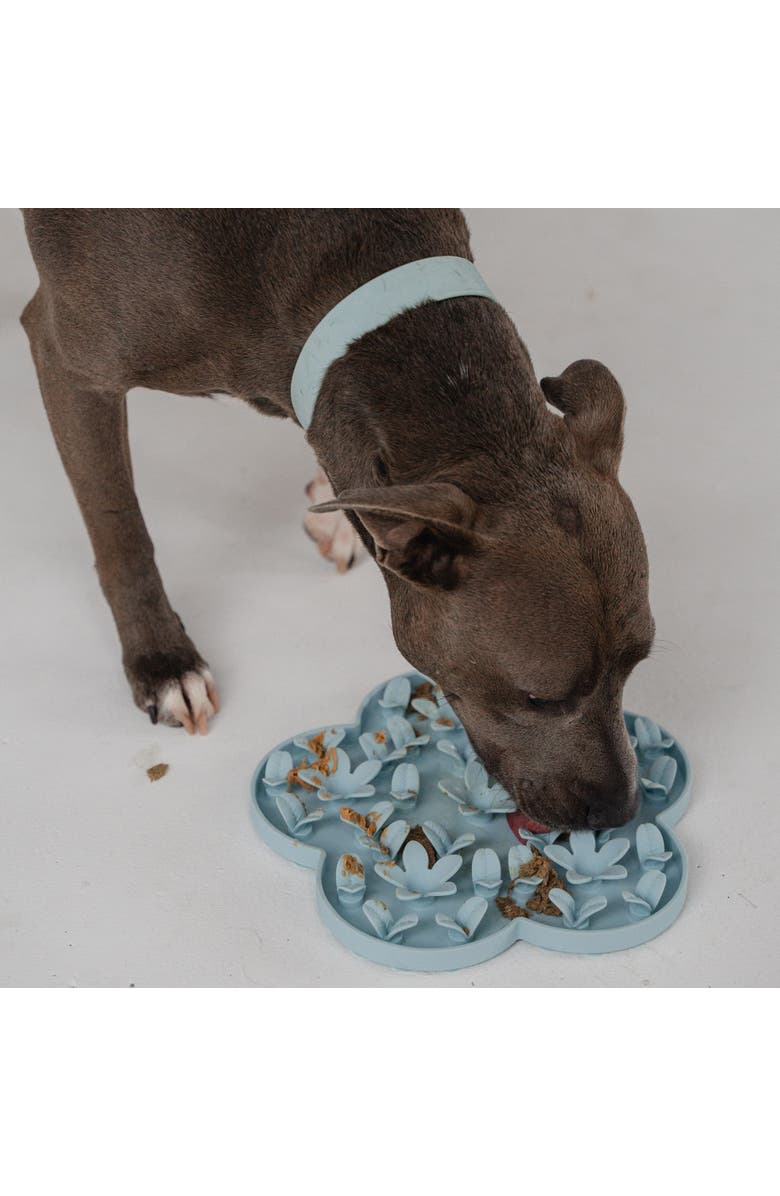 Dexypaws Enrichment Snuffle Mat Textured Dog Feeding Pad, Alternate, color, Blue