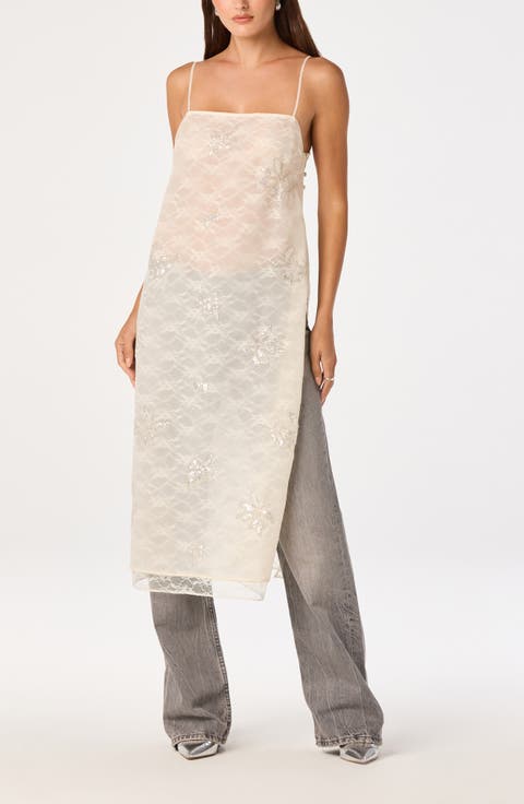 Helena Lace Tunic Top