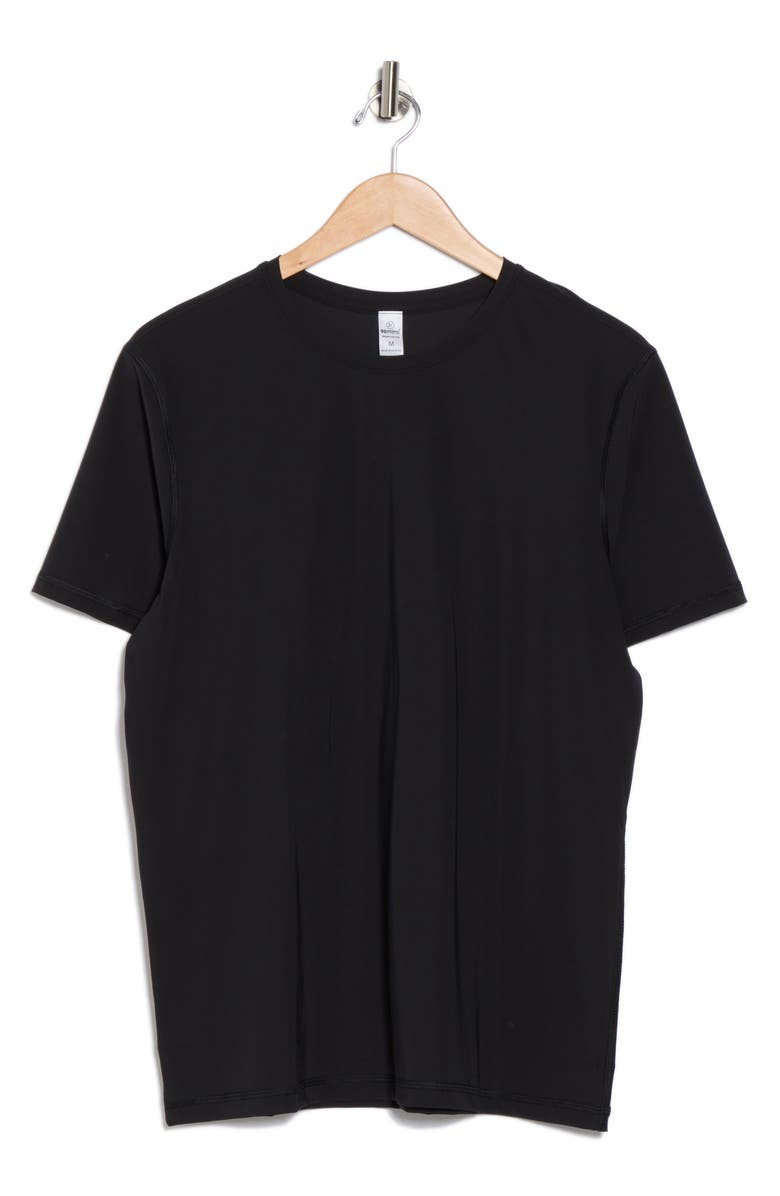 90 DEGREE BY REFLEX Warp Short Sleeve T-Shirt, Alternate, color, Black