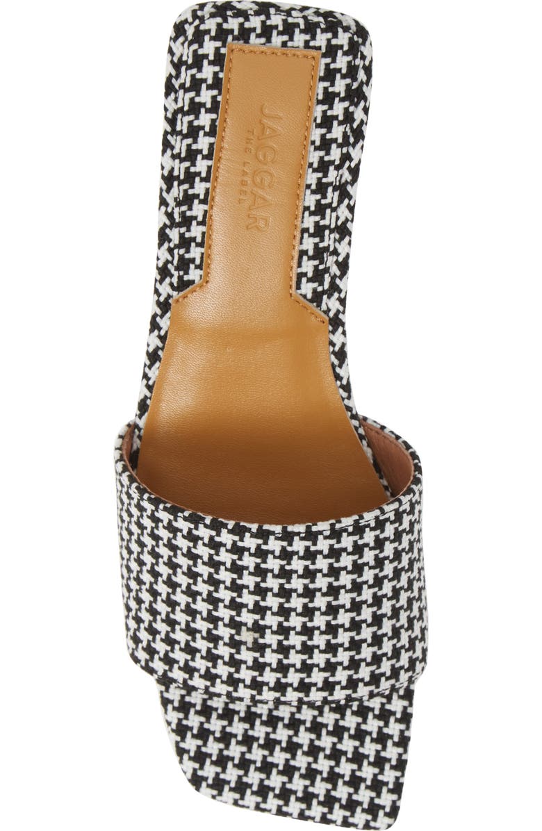 JAGGAR Meadow Houndstooth Slide Sandal, Alternate, color,