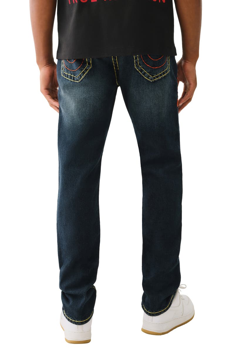 True Religion Rocco Super T Relaxed Skinny Jeans, Alternate, color, Jackknife Dark Wash