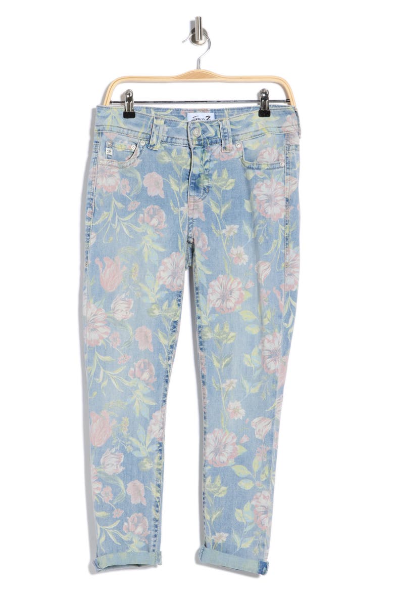 Starlette Crop Jeans, Alternate, color, GARDEN ROMANCE PRINT