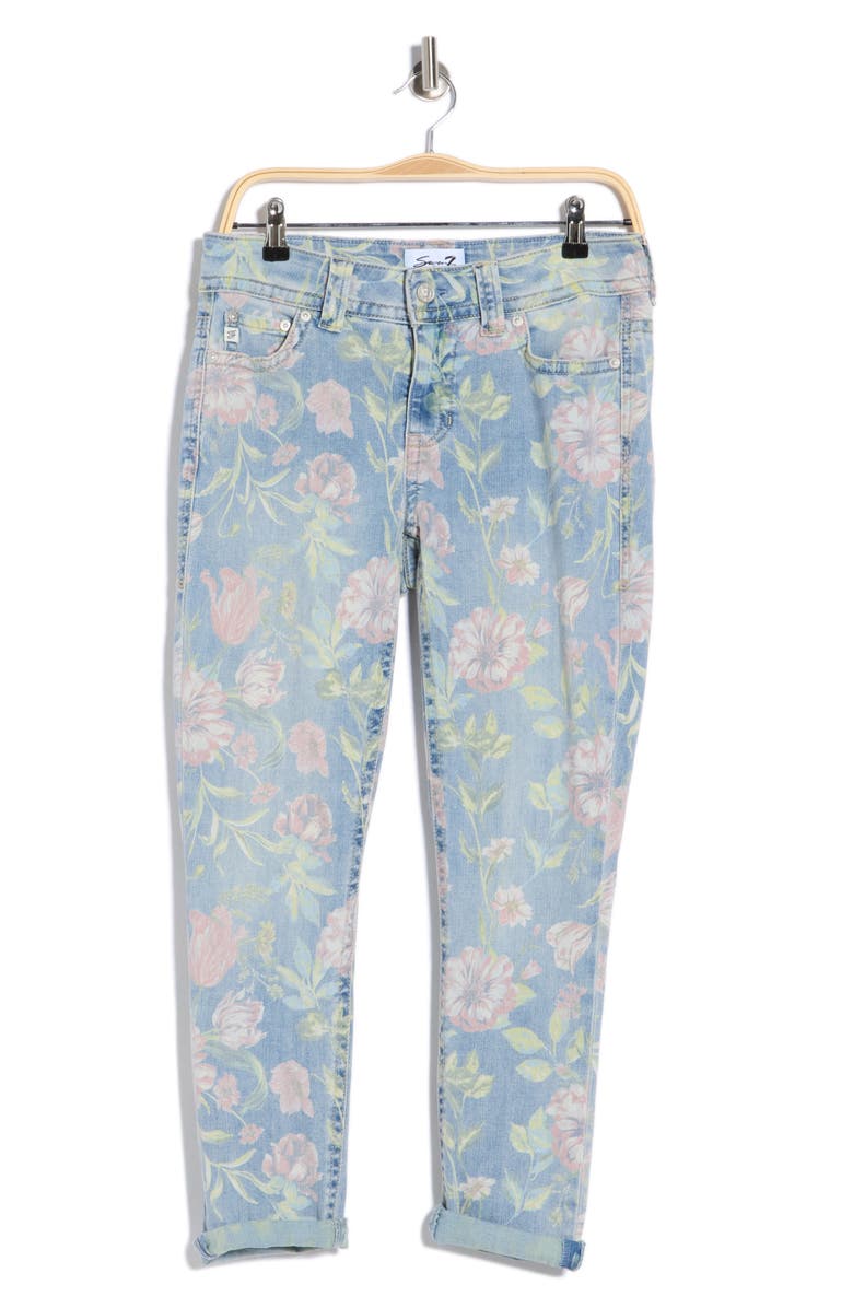 Seven7 Starlette Crop Jeans, Main, color, Garden Romance Print
