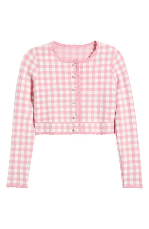 Loveshackfancy Bridgette Crewneck Cardigan Sweater