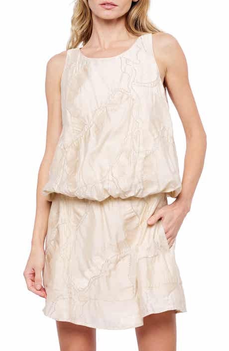 CIEBON Taya Beaded Sleeveless Jacquard Top