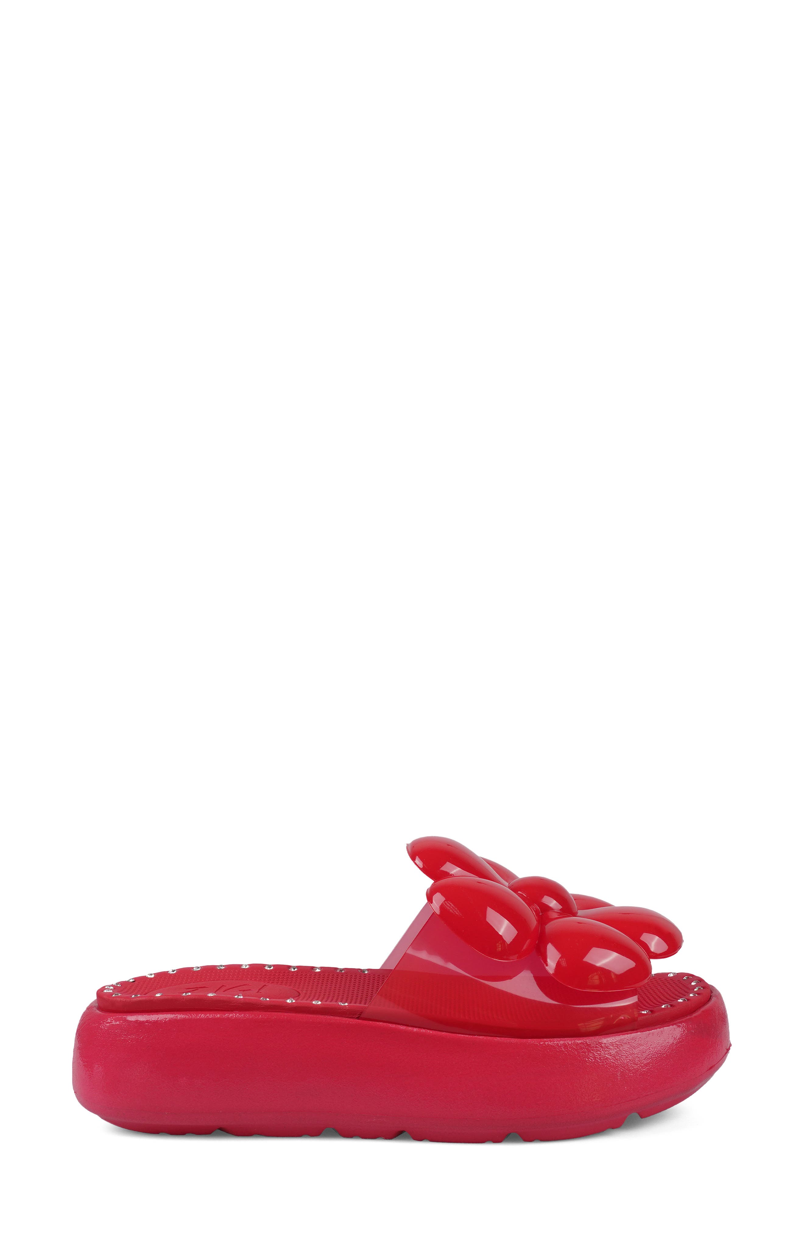Arria Platform Sandal, Alternate, color, RED