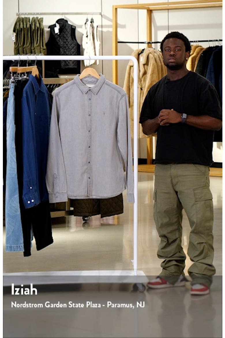 Gleason Chambray Snap-Up Shirt video