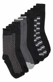 Assorted 6-Pack Crew Dress Socks