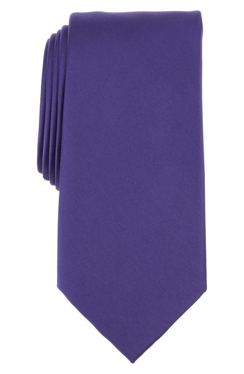 Solid Satin Tie