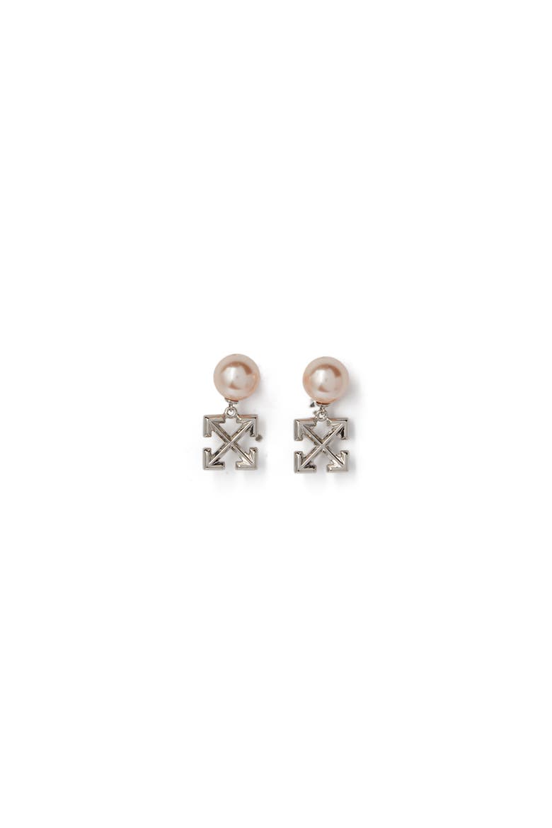 Women's Silver Arrow Pearl  Earrings, Main, color, Silver