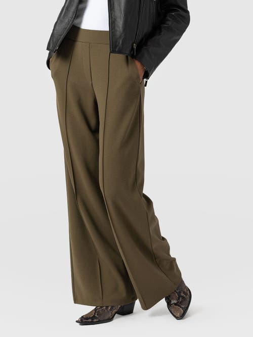 Saint And Sofia Saint + Sofia Keller Wide Leg Pant In Brown