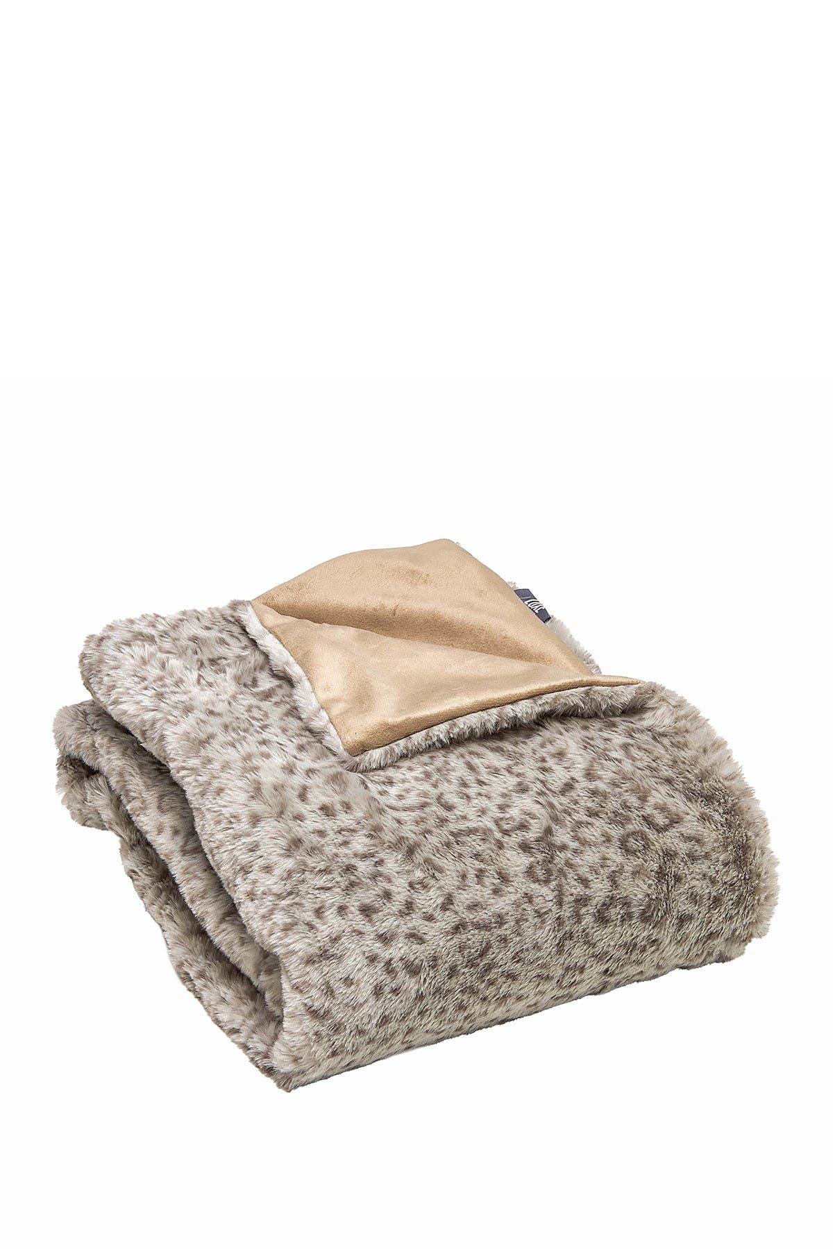 LUXE Faux Fur Throw - 50" x 60" - Lynx