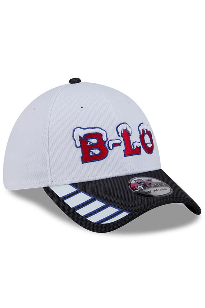 Men's New Era  White Buffalo Bills 2025 Rivalries Collection Fan Pack 39THIRTY Flex Hat, Alternate, color, White