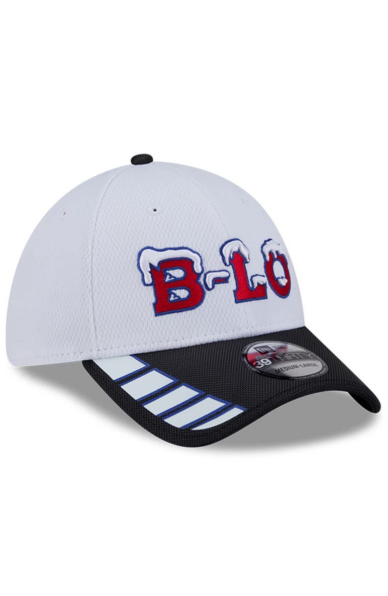 New Era Men
s New Era White Buffalo Bills 2025 Rivalries Collection Fan Pack 39THIRTY Flex Hat, Alternate, color, White