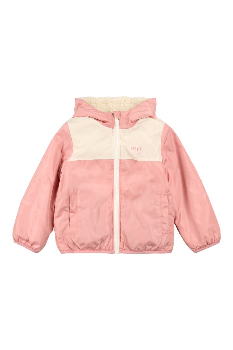Reversible Woven Jacket, Main, color, DUSTY PINK