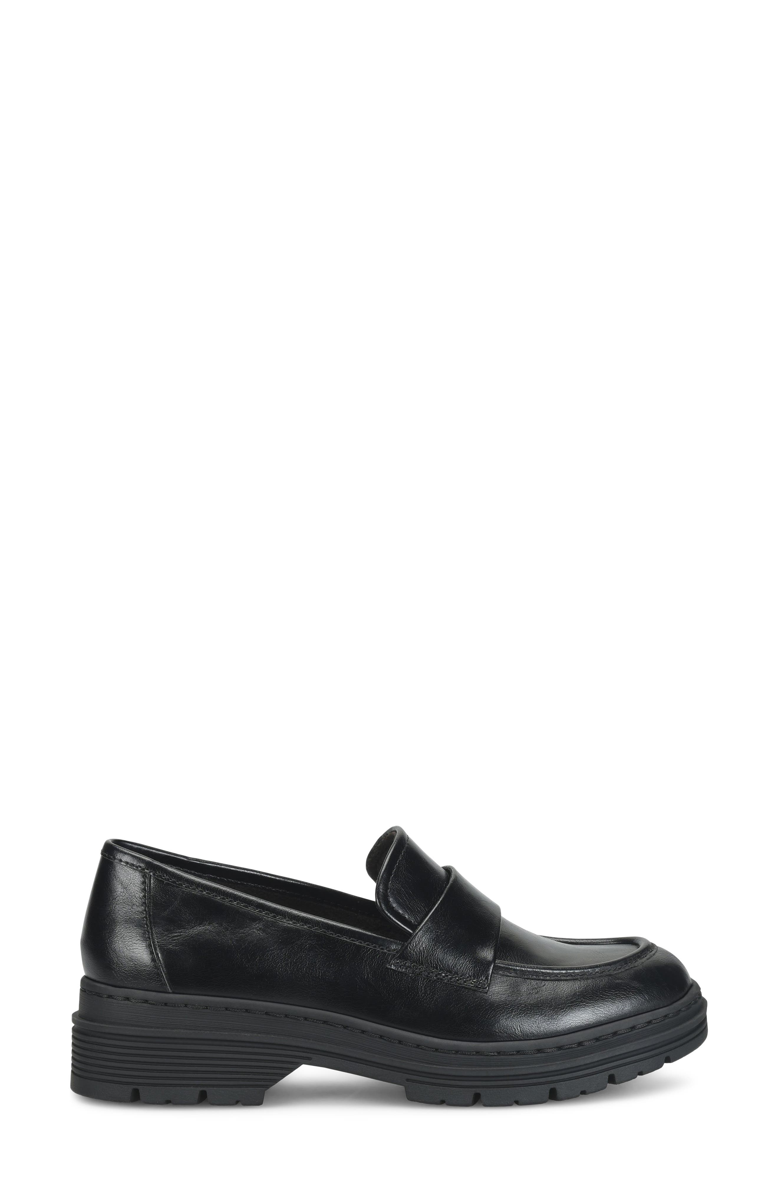Landa Penny Loafer, Alternate, color, BLACK
