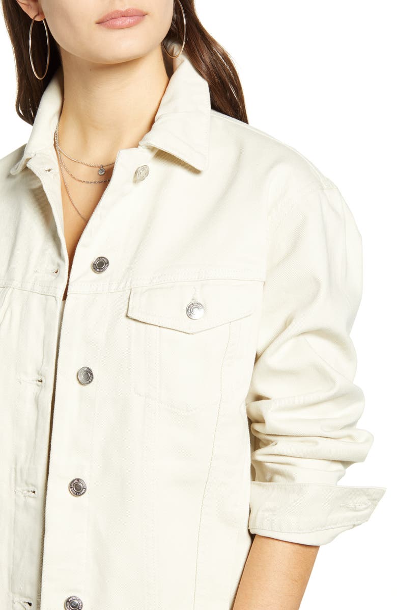 VERO MODA Katrina Organic Cotton Denim Jacket, Alternate, color,