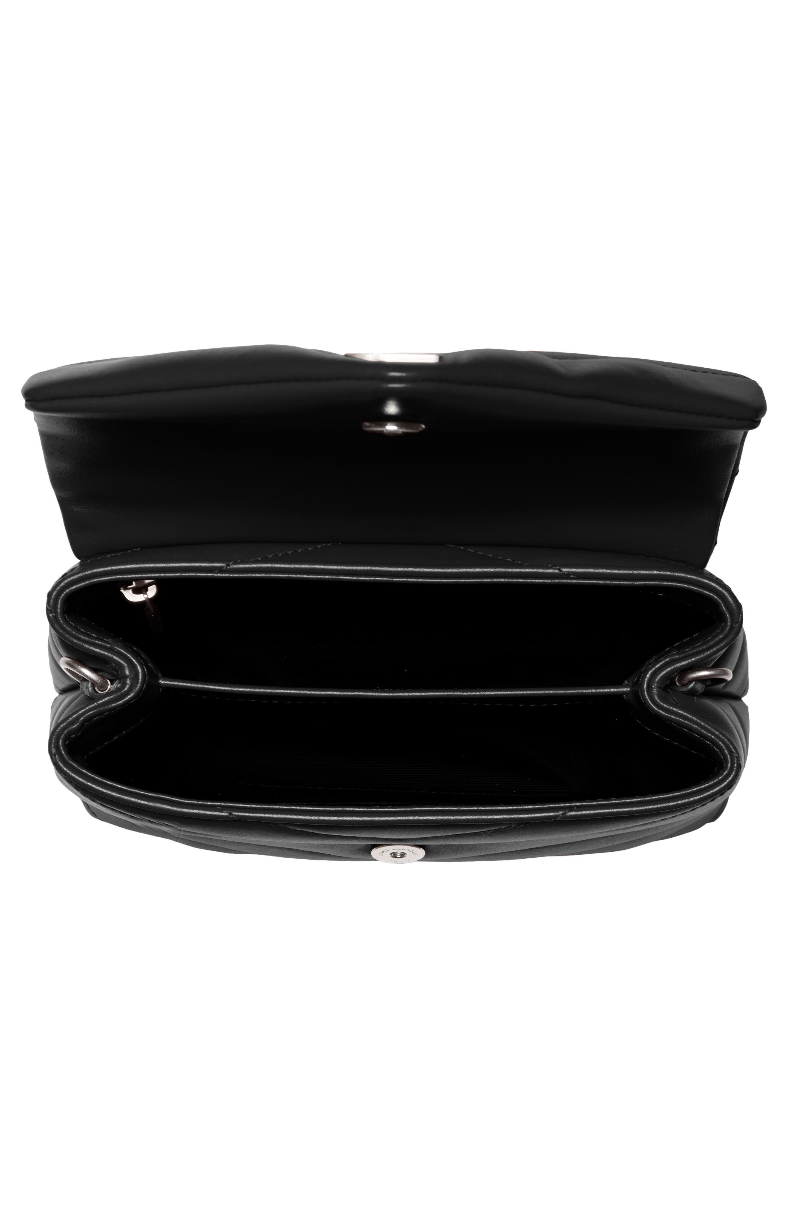 Saint Laurent Toy Loulou Quilted Leather Crossbody Bag, Alternate, color, 