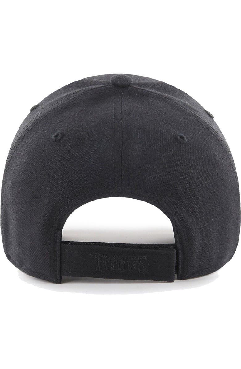 '47 Men's '47 Black Tennessee Titans Tonal MVP Adjustable Hat, Alternate, color, Black