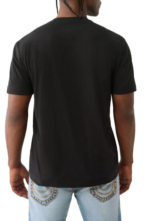 True Religion Standard Logo Graphic T-shirt In Black