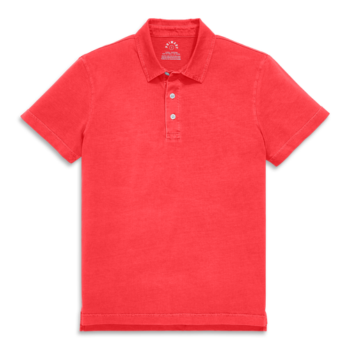 Primary Adult Classic Polo In Garment Dye Strawberry