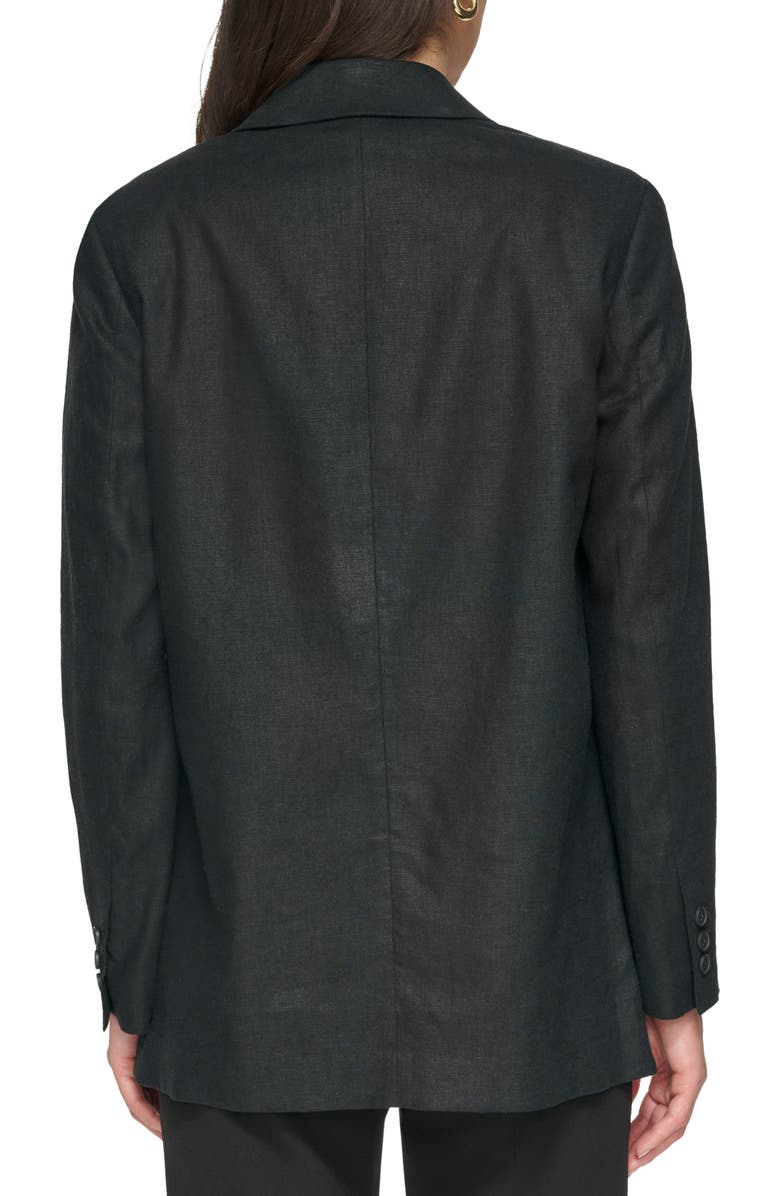 DKNY Linen Blend Blazer, Alternate, color, 