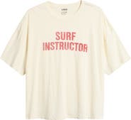 Elwood Surf Instructor Linen & Cotton Graphic T-Shirt