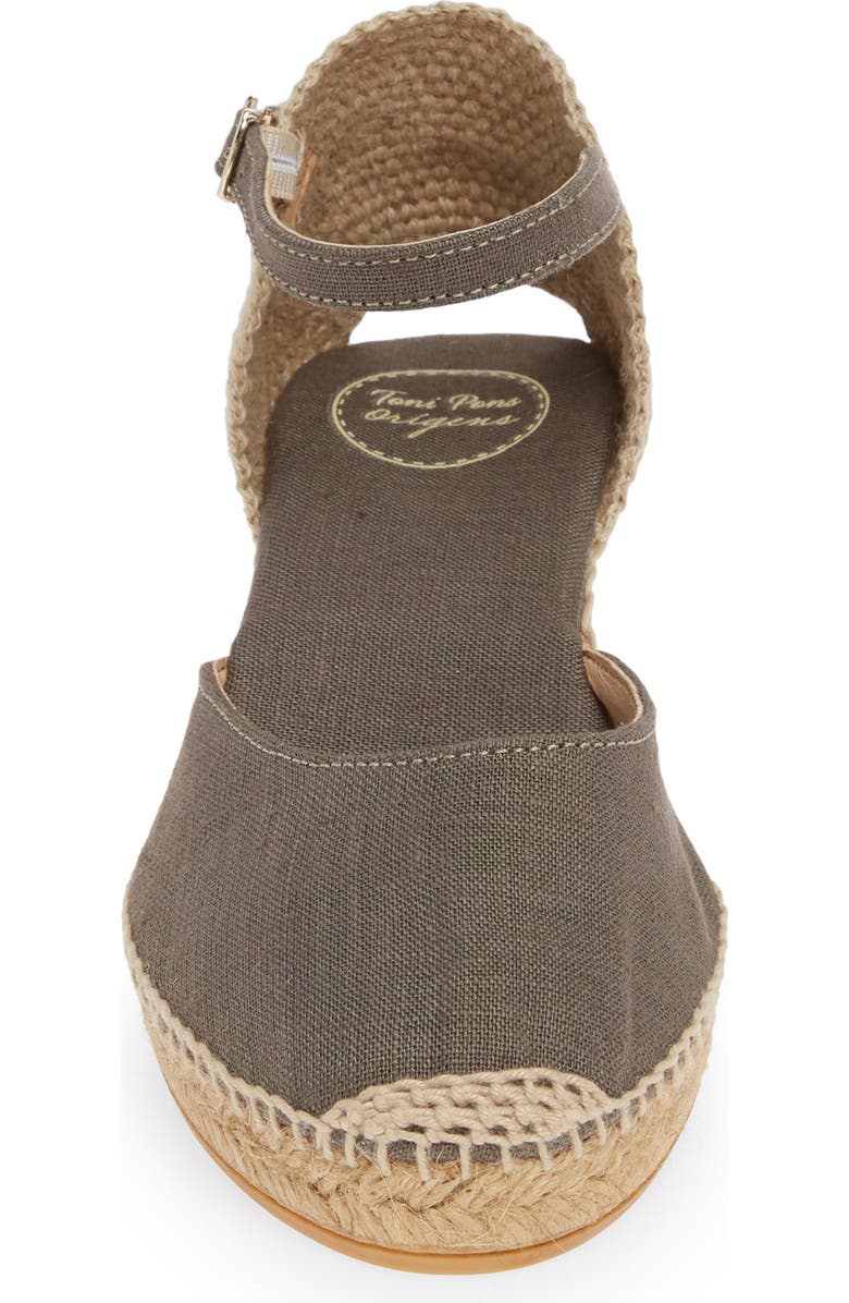 Toni Pons 'Caldes' Linen Wedge Sandal, Alternate, color,