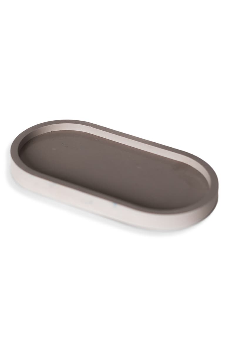 Tenn Prairie Oval Candle Tray, Alternate, color, Grey