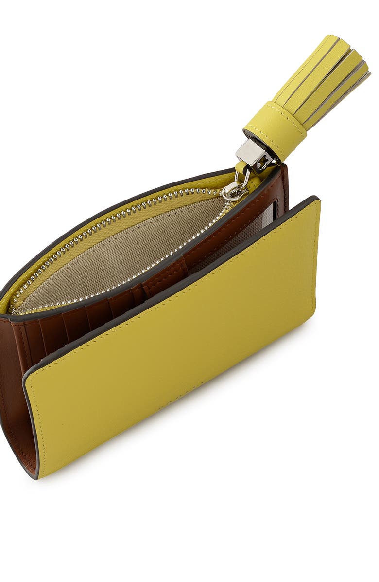 Radley Noble Alley Medium Bifold Wallet, Alternate, color, Limoncello