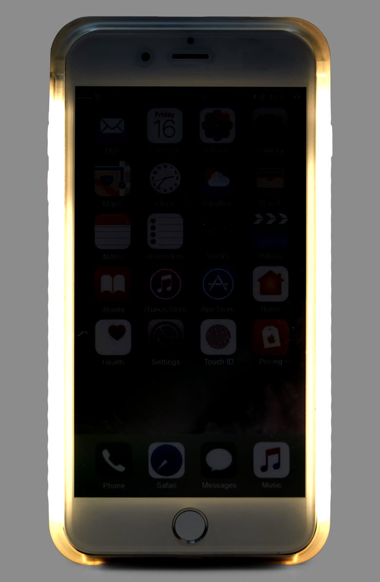 LuMee Duo Lighted iPhone 6/7/8 & 6/7/8 Plus Case, Alternate, color, 