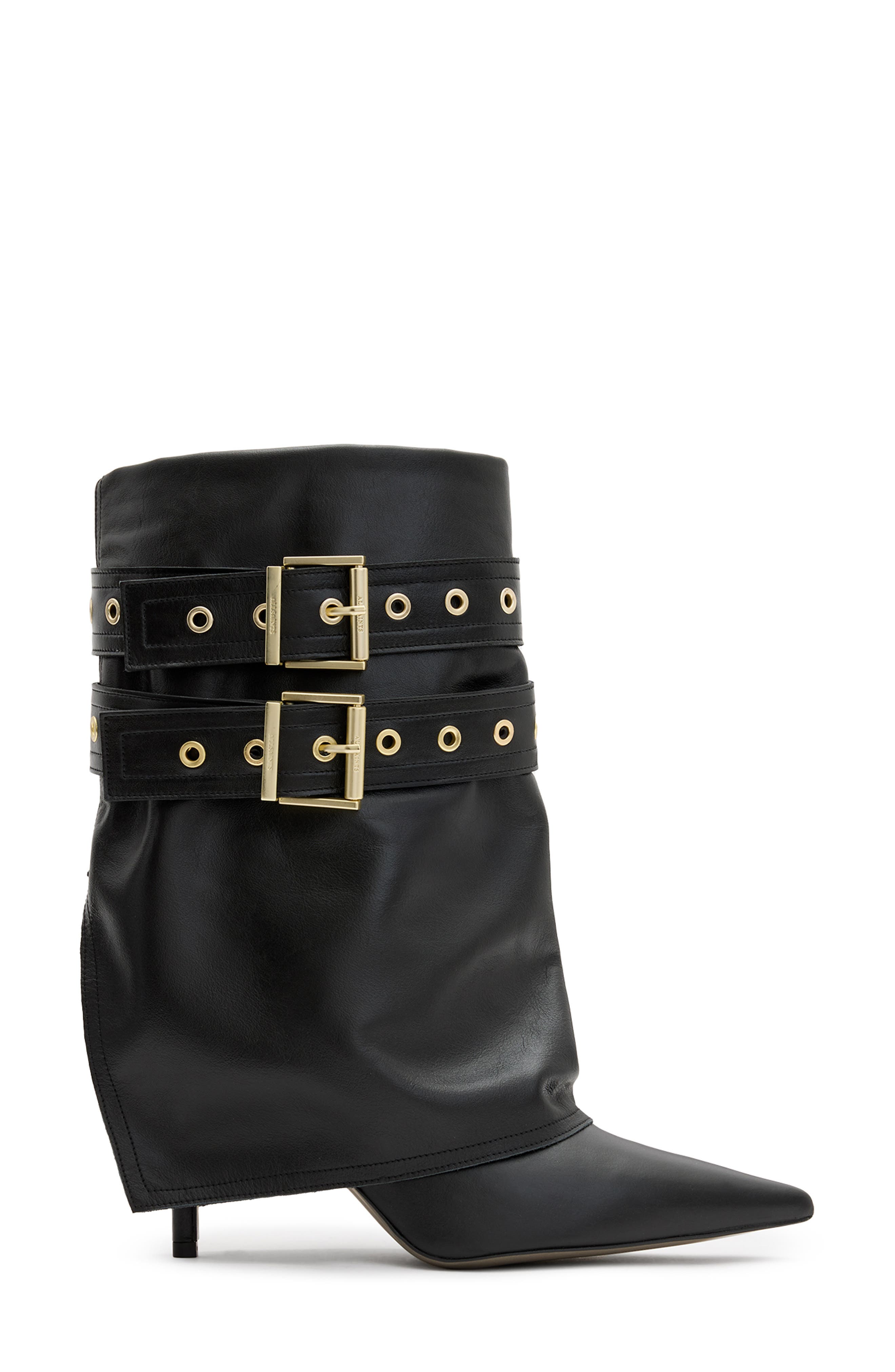 AllSaints Dua Pointed Toe Bootie, Alternate, color, 