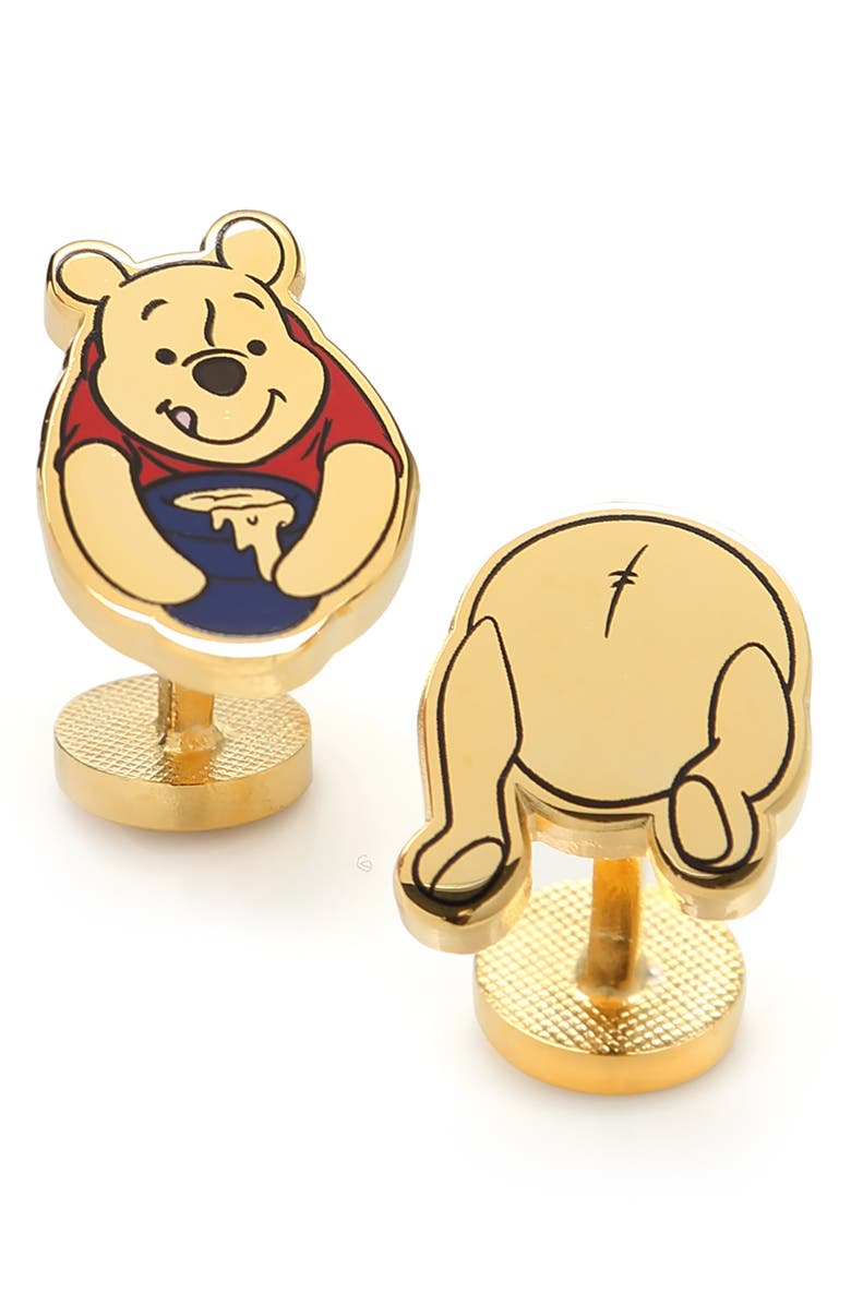 Cufflinks, Inc. Cufflinks Inc. Winnie the Pooh Cuff Links, Main, color, Gold