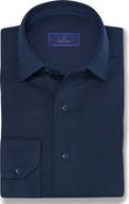 David Donahue Cotton Knit Sport Shirt