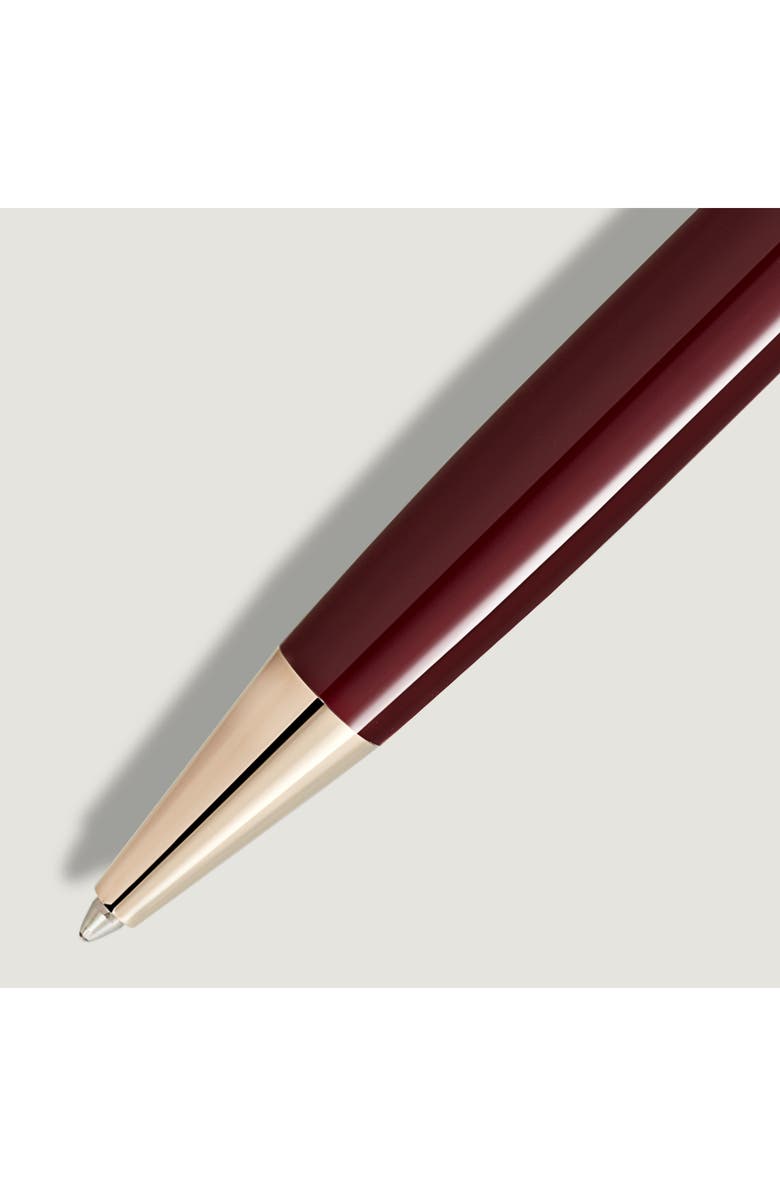 Montblanc Meisterstück Classique Burgundy Red Ballpoint Pen, Alternate, color, Burgundy
