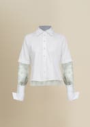 Contessa Mills Aradia Collared Cotton Poplin Shirt