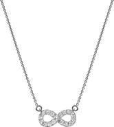 LuvMyJewelry Aeries Infinity Diamond Necklace in 14K Gold