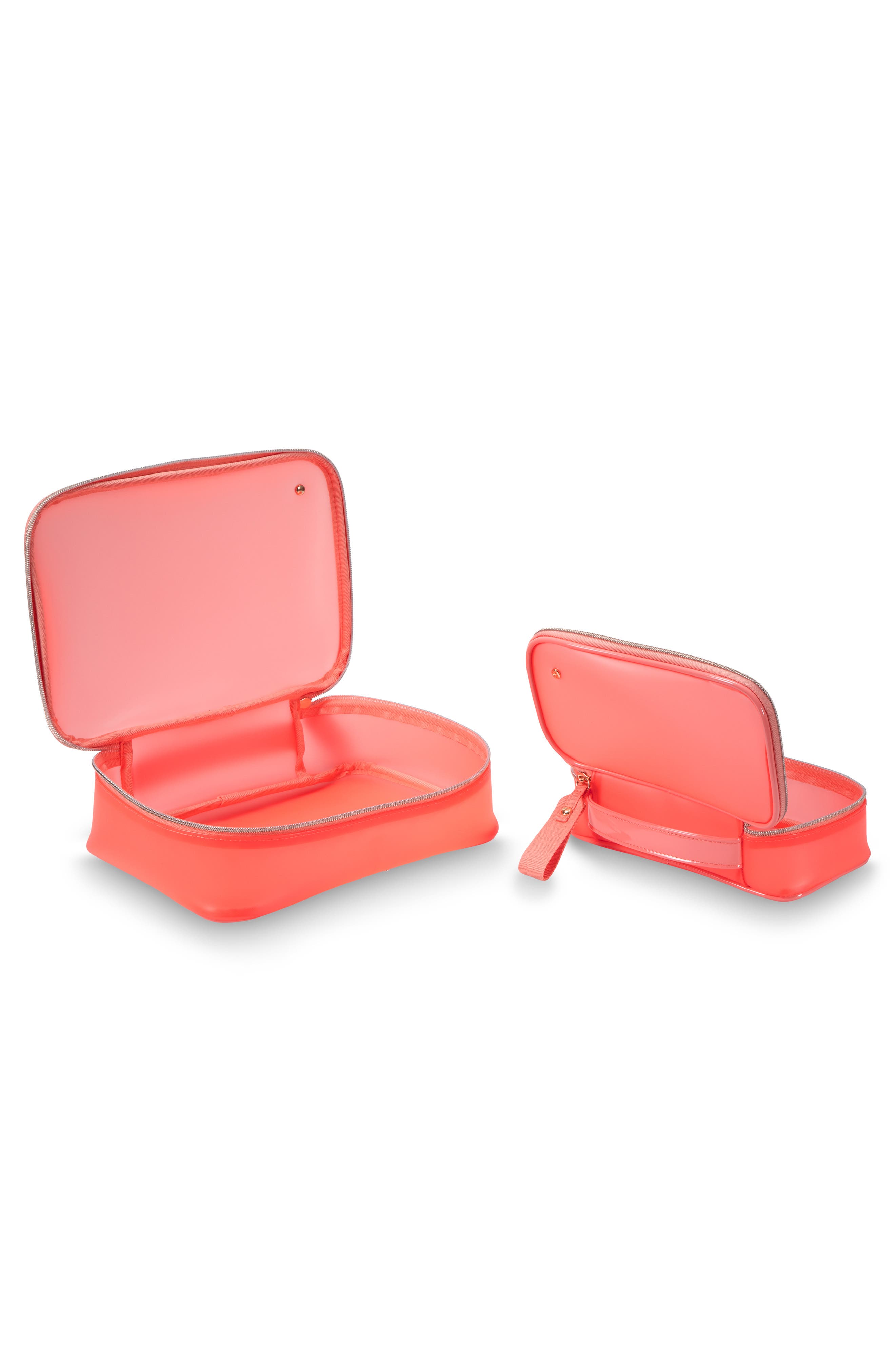 Miami Guava 2-Piece Makeup Case Set, Alternate, color, PINK