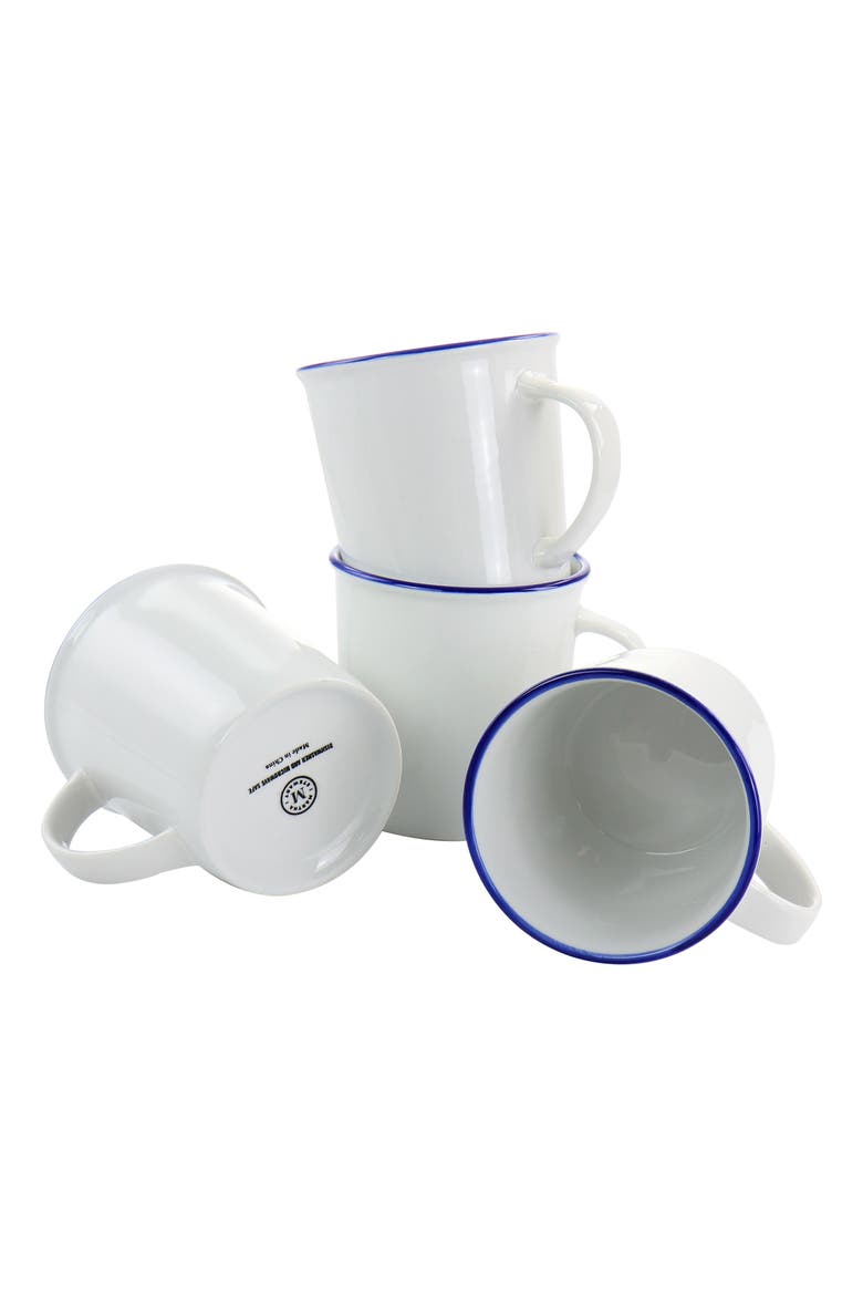 Fine Ceramic 16 piece Dinnerware Set, Alternate, color, White