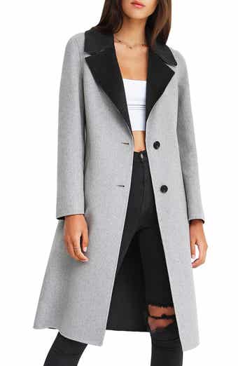 Belle & Bloom BELLE AND BLOOM Lex Two-Tone Wool Blend Coat