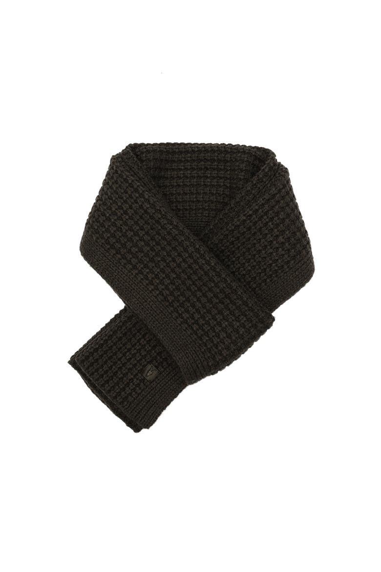 Thermal Knit Scarf, Alternate, color, CARTER GREY