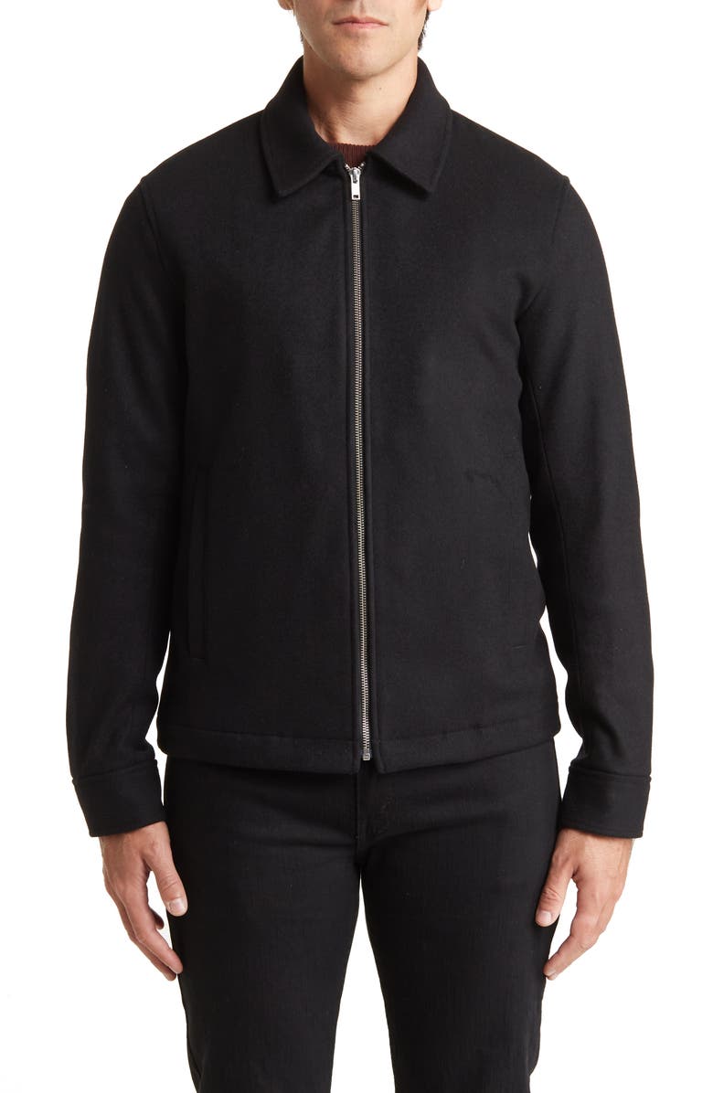 Theory Wyatt Wool Blend Bomber Jacket, Alternate, color, 