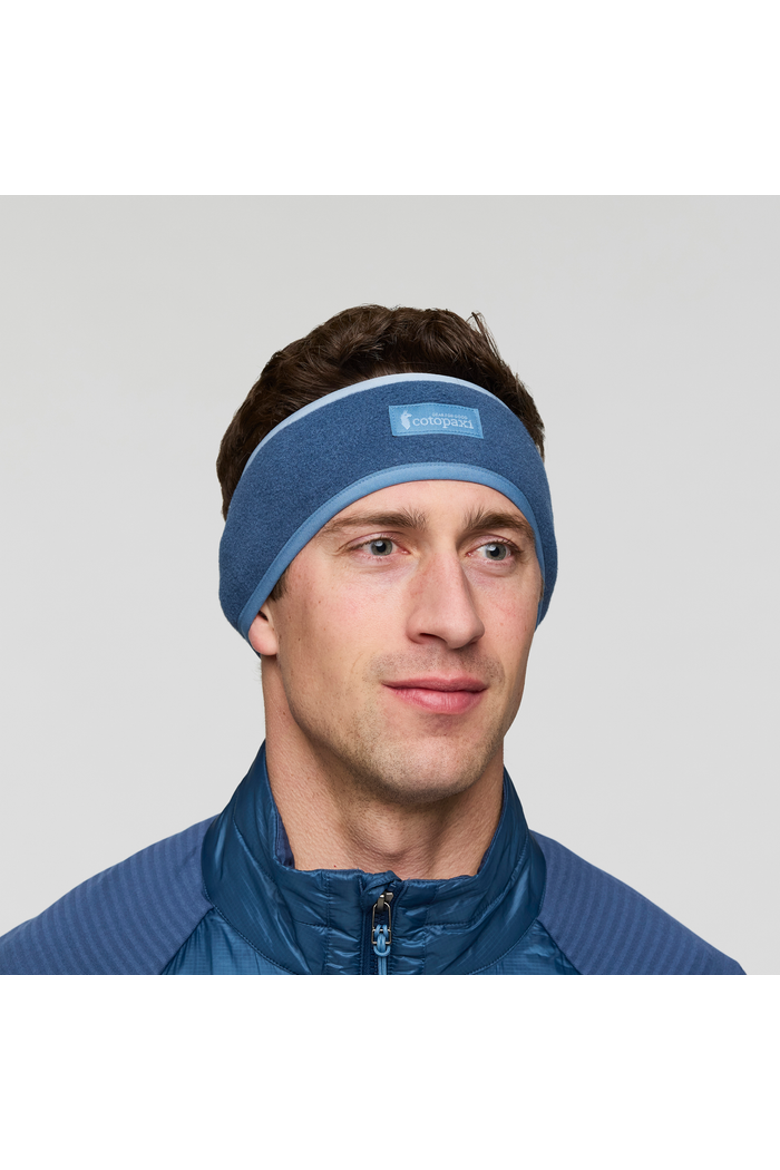 Teca Fleece Headband, Alternate, color, Deep Sea
